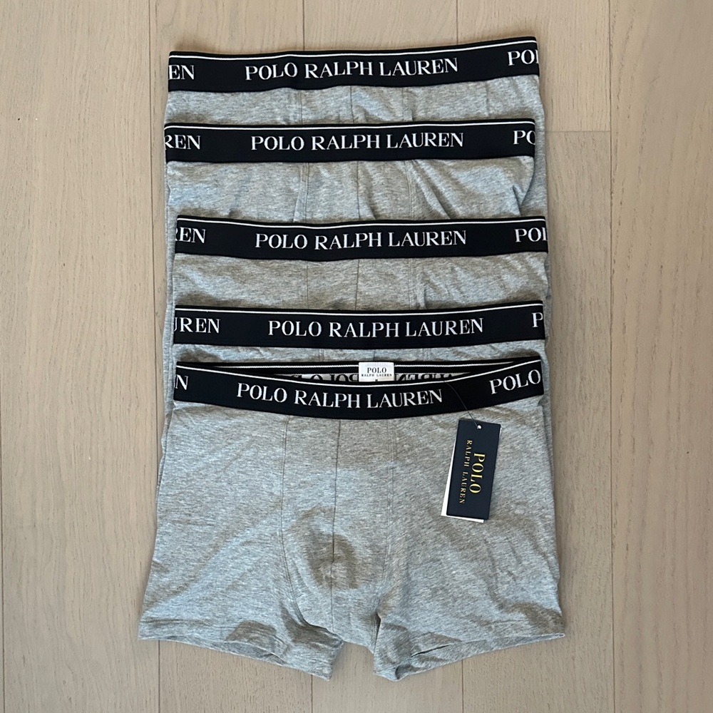 Polo by Ralph Lauren Men's Gray Boxer Briefs